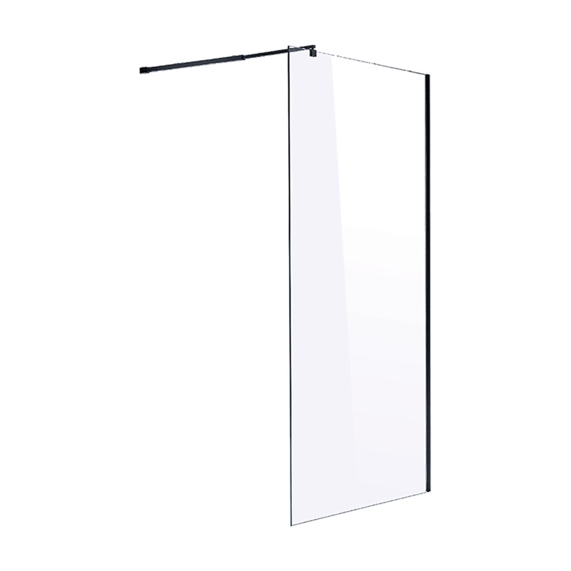 1200 x 2000mm Frameless 10mm Safety Glass Shower Screen V63-829871