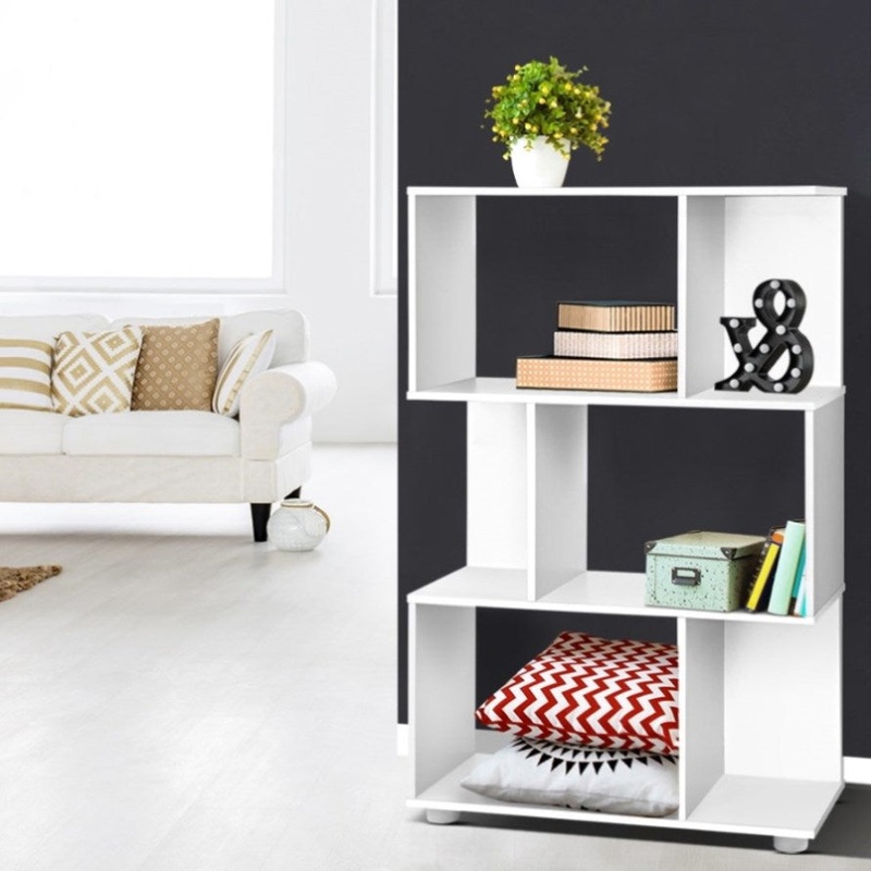 Artiss Bookshelf 3 Tiers – NINA White FURNI-E-DIS-AKEI-WH