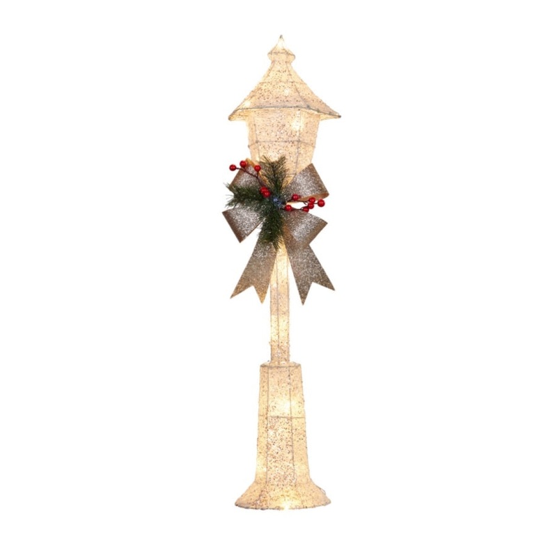 Christmas Lamp Post with LIghts Indoor/Outdoor 90cm MHA436