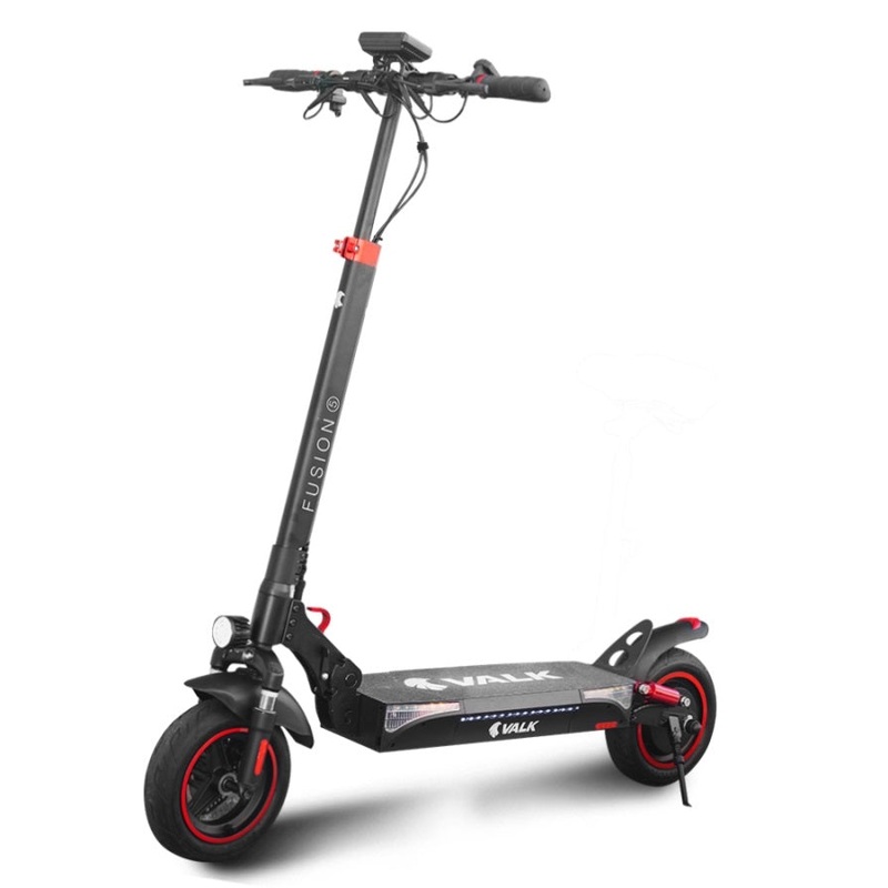 VALK Fusion 5 Electric Scooter, 500W 48V 13Ah Lithium 50km Range 40km/h Quad Shocks 10 inch Tyres, V219-TRNESCVAF5NA