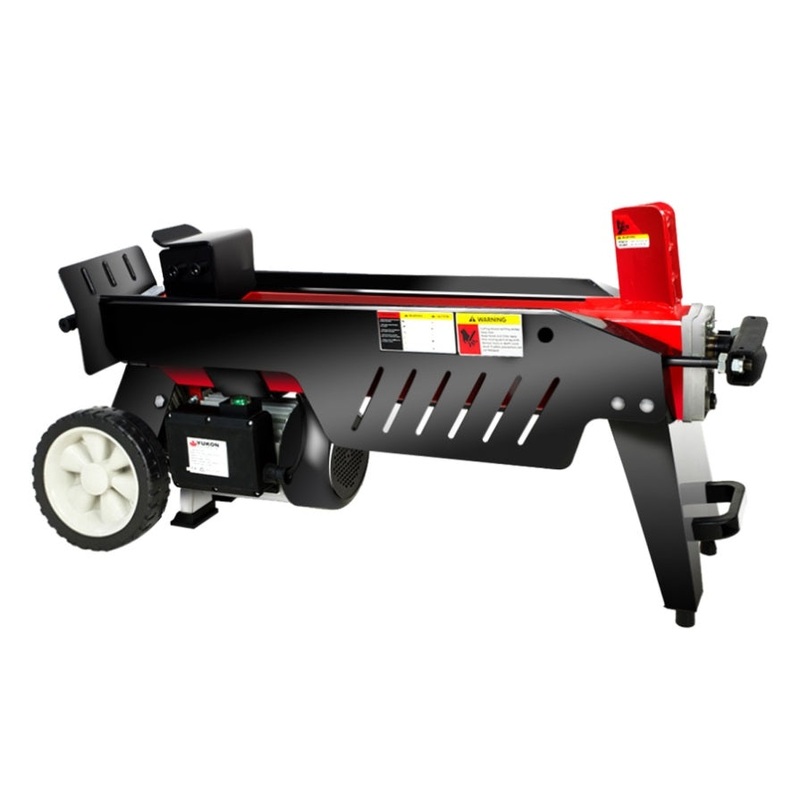 Yukon 7 Tonne 2000W Electric Hydraulic Log Splitter Wood Cutter with Side Protectors LOG-ELE-07P