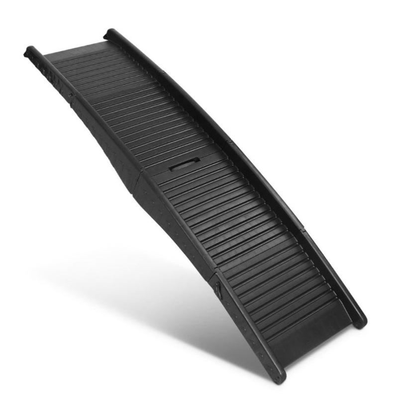 i.Pet Dog Ramp Pet Stairs Steps For Car SUV Ladder Travel Foldable Portable FDR-D-ST-BK