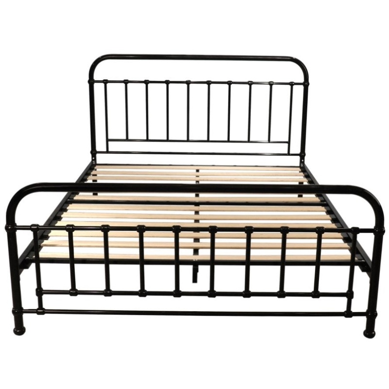Metallica Double Bed Size Metal Frame Platform Mattress Base – Black V315-VOB-AKIR-02