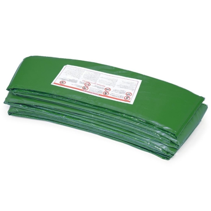 08ft Trampoline Replacement Safety Pad and Net Round 6 Poles Green TRP-PNO-0806-GN