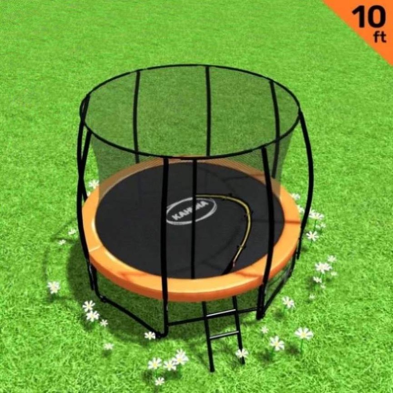 Kahuna Classic 10 ft Trampoline – Orange TRA-KAH-10-OR