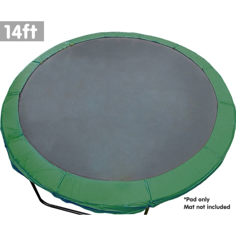 Trampoline 14ft Replacement Outdoor Round Spring Pad Cover – Green TRP-PAD-GN-14