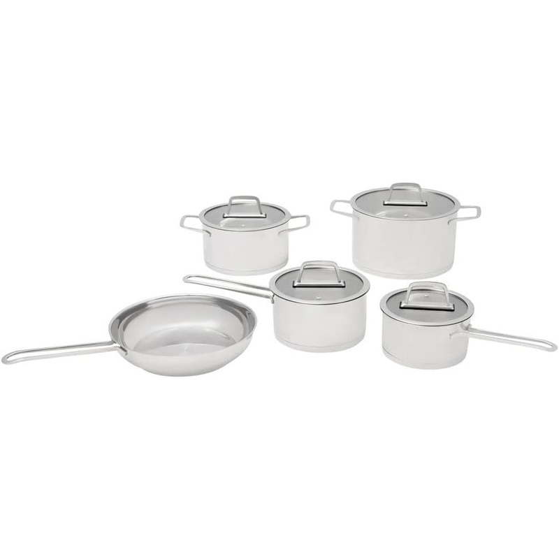 5pc Westinghouse Stainless Steel Pot & Pan Gas/Induction Frypan/Saucepan Set V563-WH5P03SS
