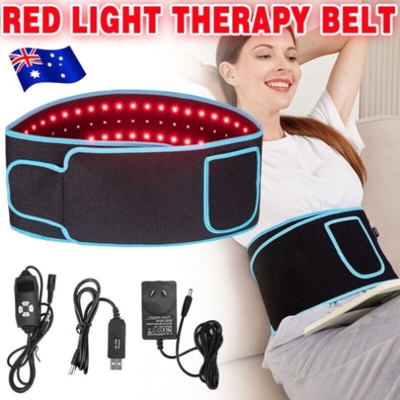 660nm Red & 850nm Near Infrared Light Therapy Heated Wrist Belt Pad Pain Relief V201-W13248965