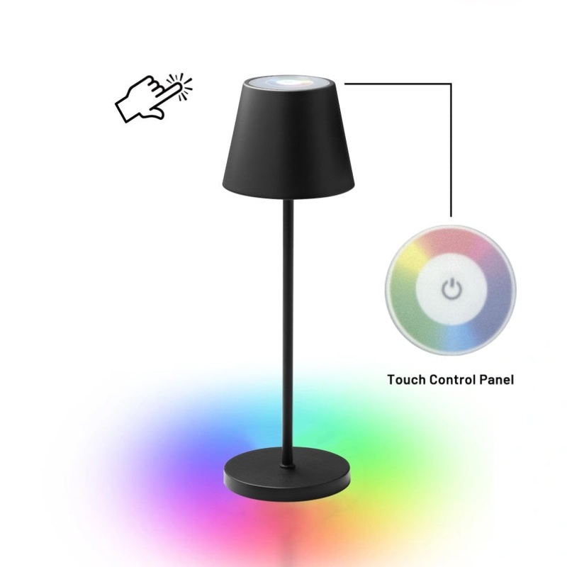Enoki Portable RGB Table Lamp – Black V558-LL0516B