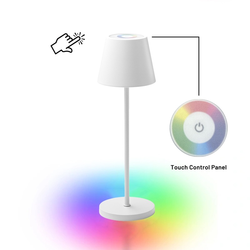 Enoki Portable RGB Table Lamp – White V558-LL0516W
