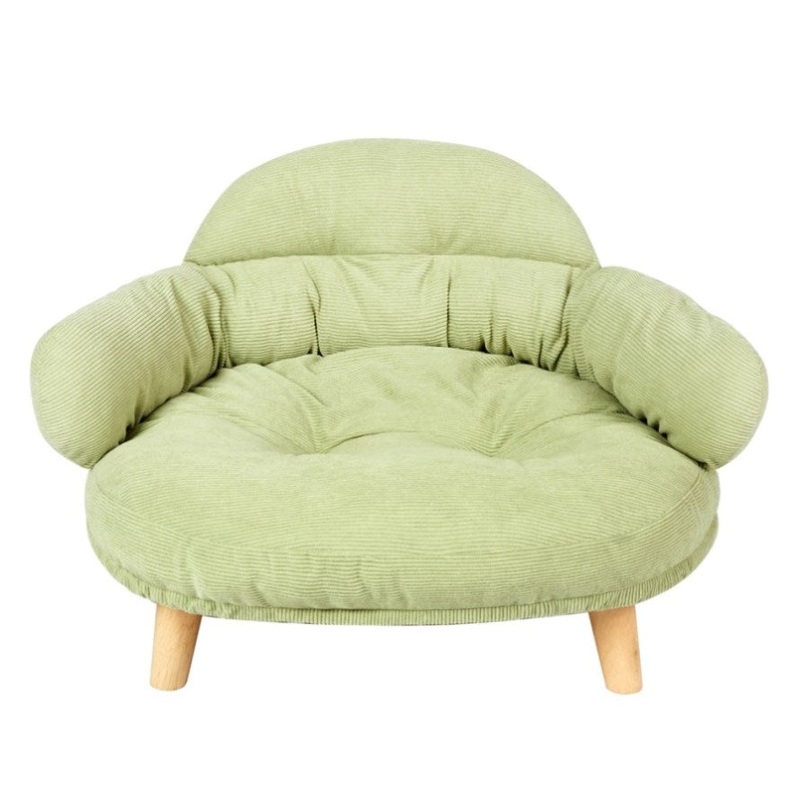 Pawz Elevated Pet Dog Cat Sofa Bed Couch L Size Green PT1252-L-GN