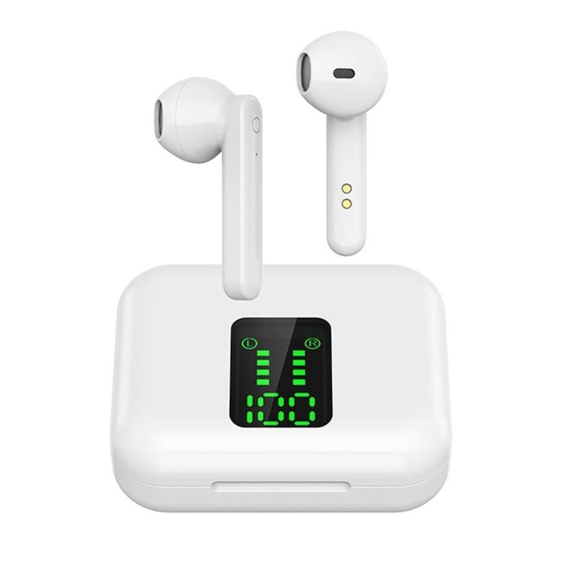 Wireless Bluetooth Earphones With Charging Box & Led Display PRL-W7750D6PI