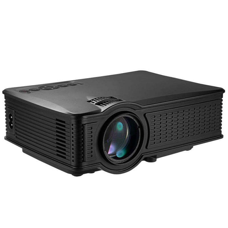1800 Lumens Home Theater Projector With Remote – Supports Av Usb Vga Hdmi – Black PRL-B9291PMD