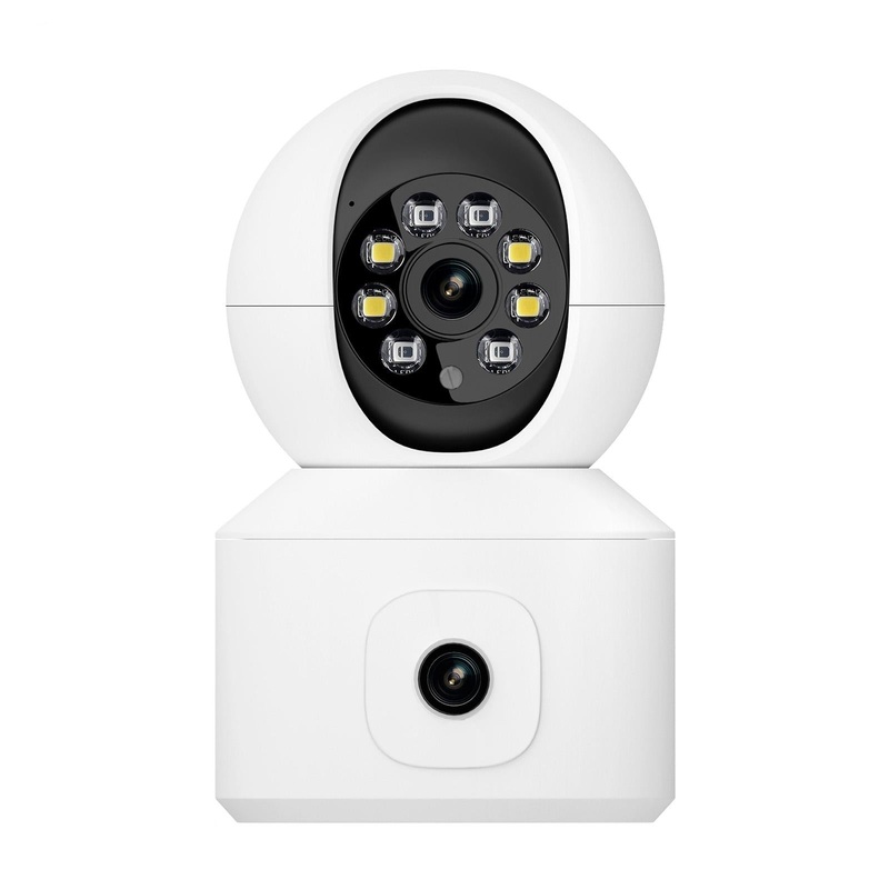 2Mp Dual Lens Dual Screen Wifi Camera With Two-Way Voice & Motion Detection – Surveillance PRL-D108075400ADE