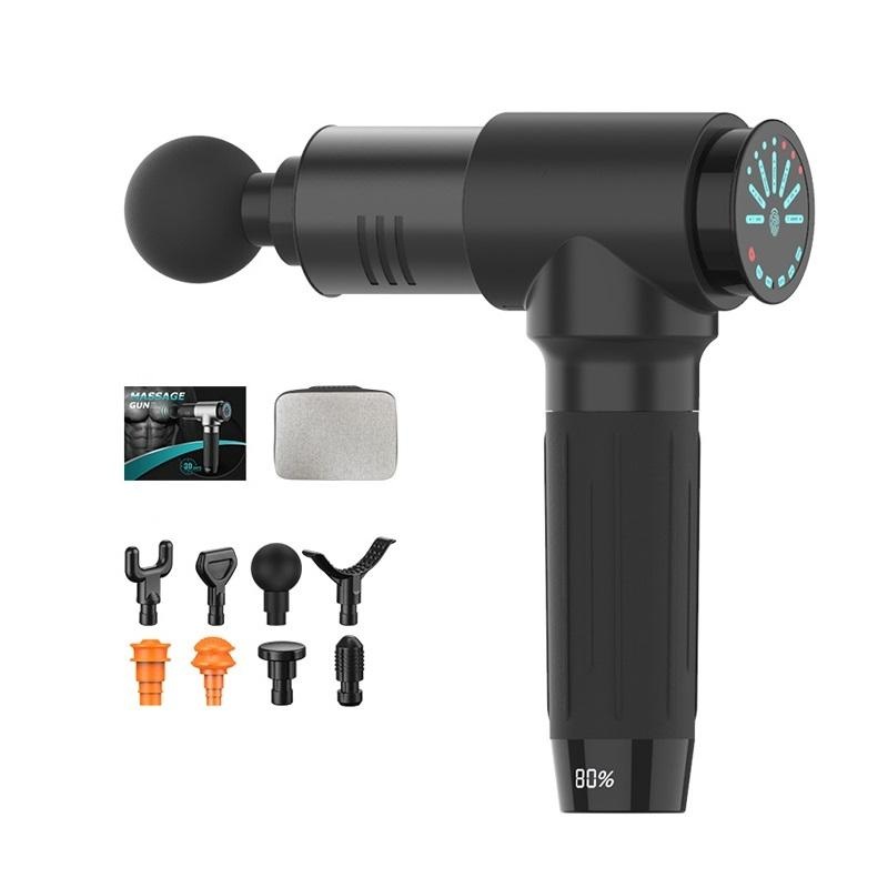 7-Speed Black Muscle Vibration Massager For Fitness Massage PRL-C5008313850DBT