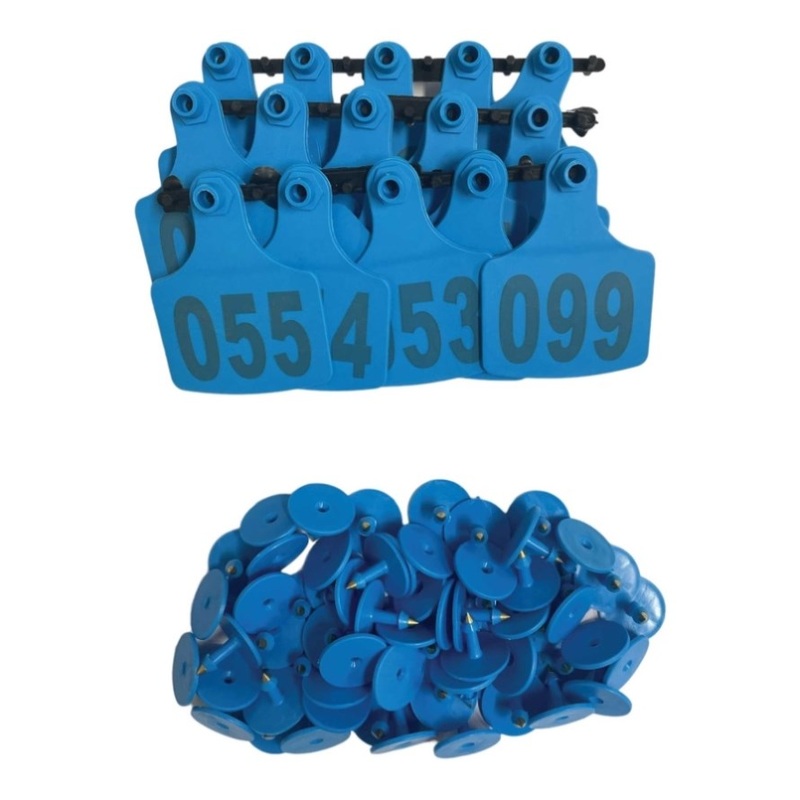 1-100 Cattle Number Ear Tags 7.5x10cm Set – XL Blue Cow Sheep Livestock Labels V238-SUPDZ-39977827401808