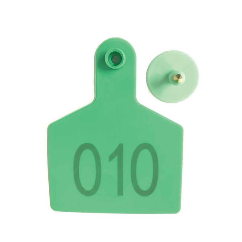 1-100 Cattle Number Ear Tags 7.5x10cm Set – XL Green Cow Sheep Livestock Labels V238-SUPDZ-31399160119376