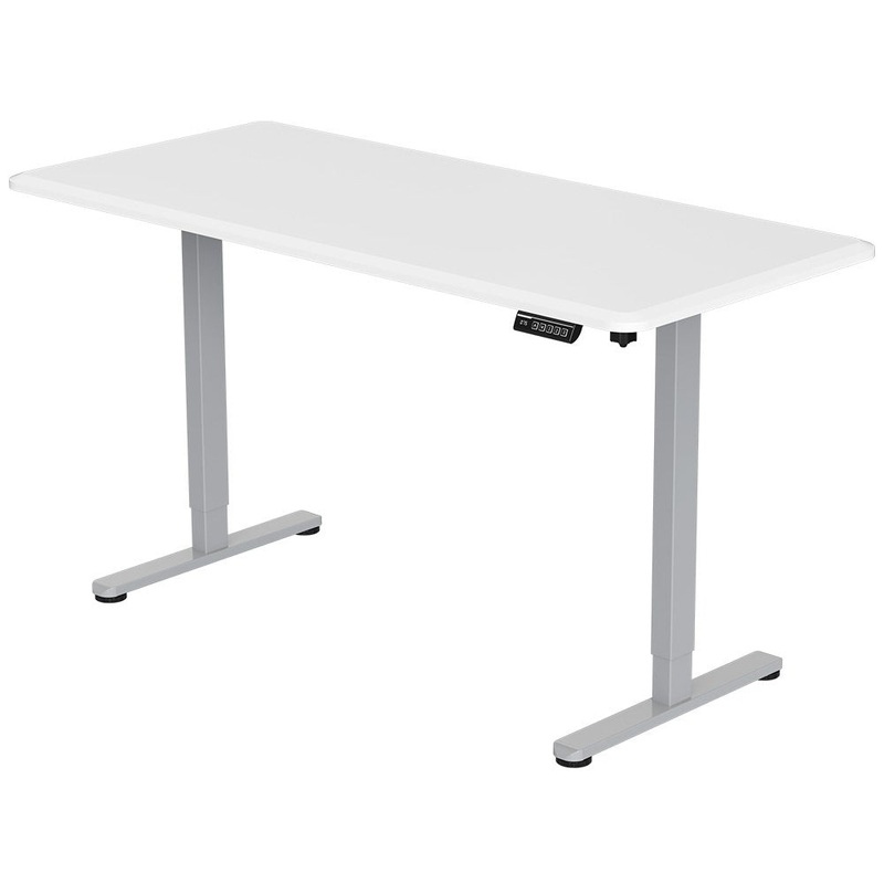 FORTIA Sit To Stand Up Standing Desk, 150x68cm, 72-118cm, Height Adjustable, 50kg Rated, Matte V219-ADKSSTFO5WTSA