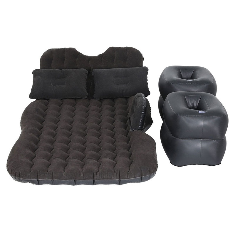 Weisshorn Car Mattress 176×80 Inflatable SUV Back Seat Camping Bed Charcoal CB-MT-135X80X50-CA