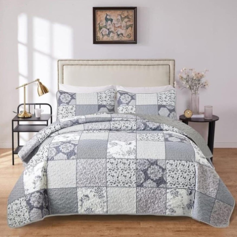 Nurturing Quilted Coverlet and Pillowcases Set: Perfect for Restful Sleep – Queen size V745-MAC080177Q13U