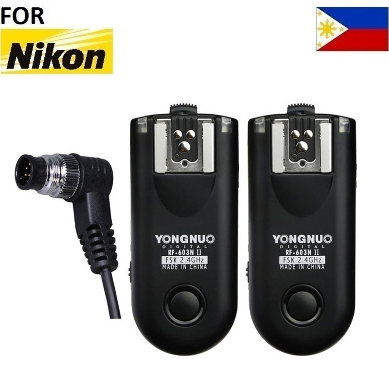 YONGNUO RF603II N N1 Wireless Flash Trigger Kit for Nikon 10-Pin Connection