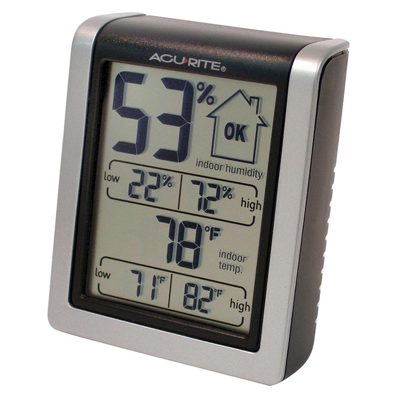 AcuRite 00613 Indoor Humidity Monitor Hygrometer
