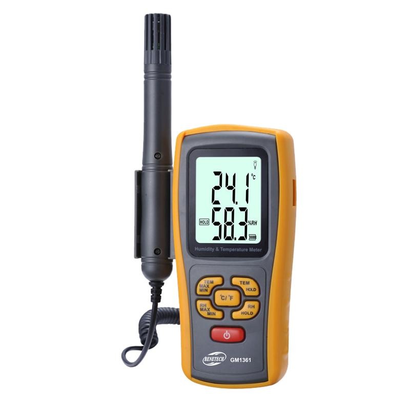 Benetech GM1361 Digital LCD Display Thermo-hygrometer Temperature and Humidity Meter