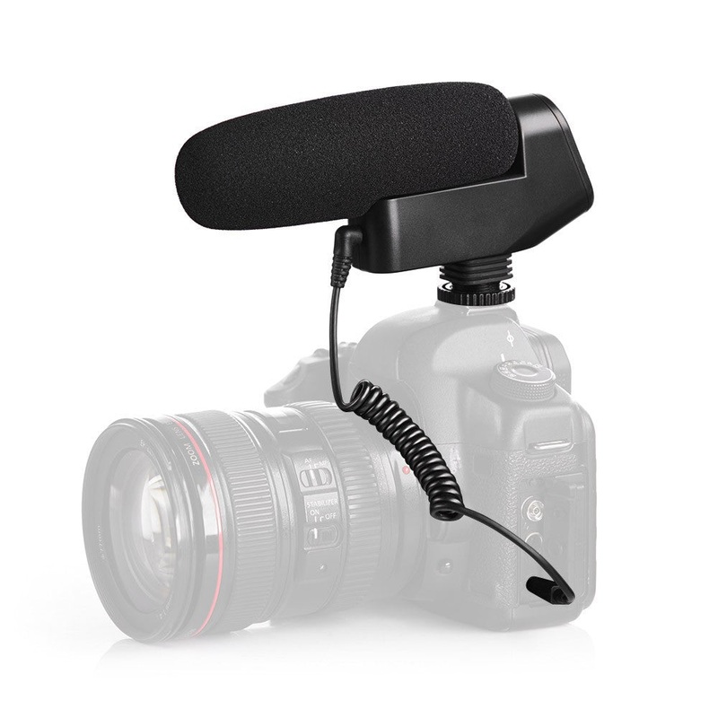 Boya BY-VM600 Cardioid Directional Condenser Microphone Mic for Canon Sony Nikon Pentax DLSR Camera