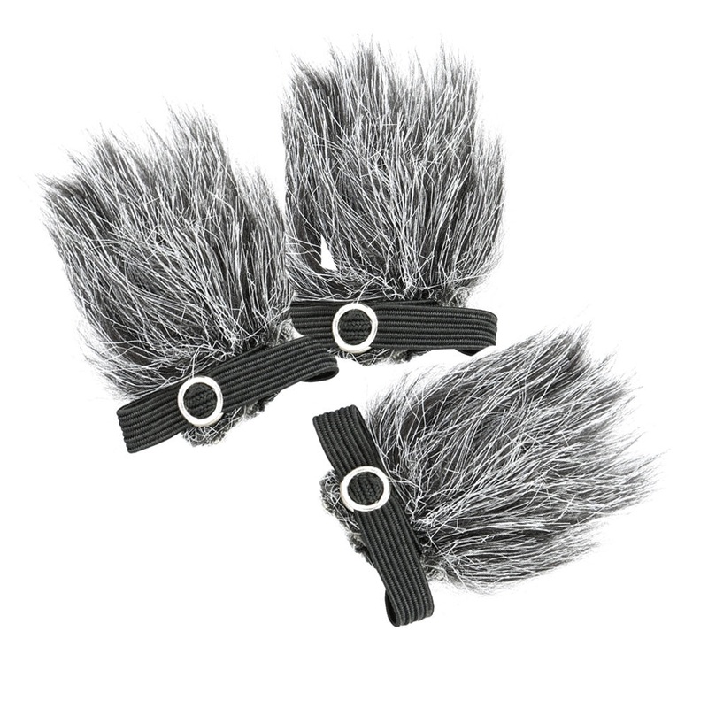 [CLEARANCE] Boya BY-B05 Fluffy Fur Windshield for Lavalier Microphone – 3-pack for BY-M1,BY-WM8,BY-WM6,BY-WM5,BY-WM4,BY-LM400,BY-LM300 and more.