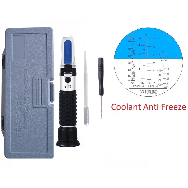 [CLEARANCE] Eagletech COOLANT 01 ATC Glycol Refractometer Car Antifreeze Battery Acid Engine Coolant Tester Tool