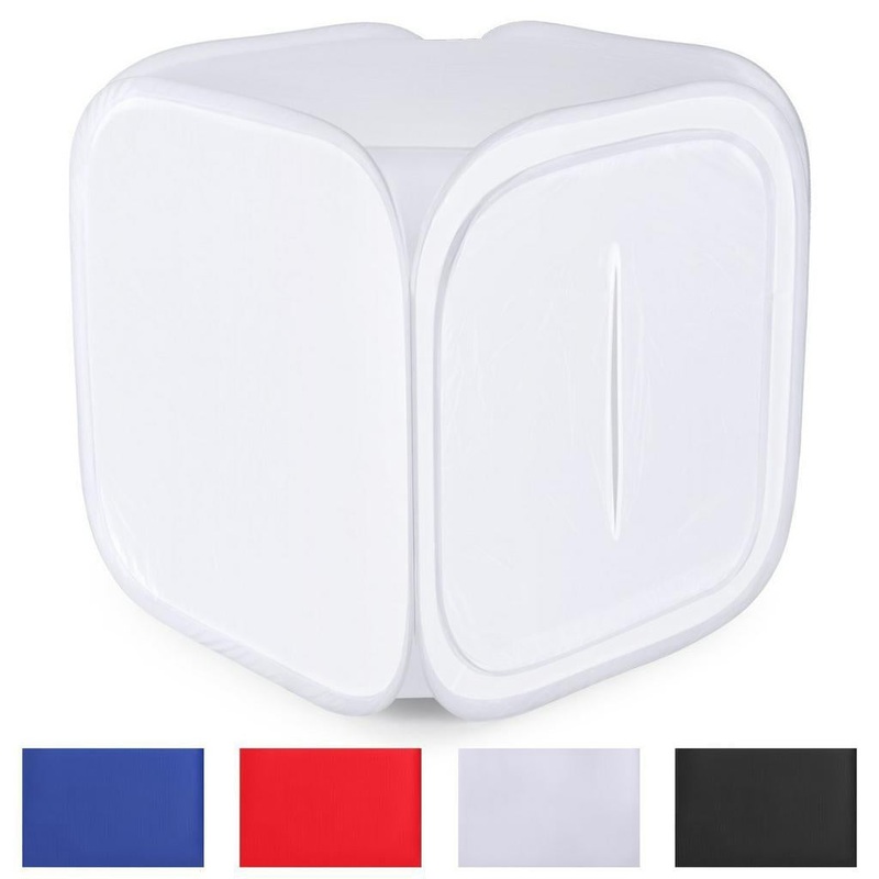 Pxel LT150 150x150cm Photo Soft Box Photography Light Tent Cube Softbox for Camera Studio Product Photography with 4 Backdrops