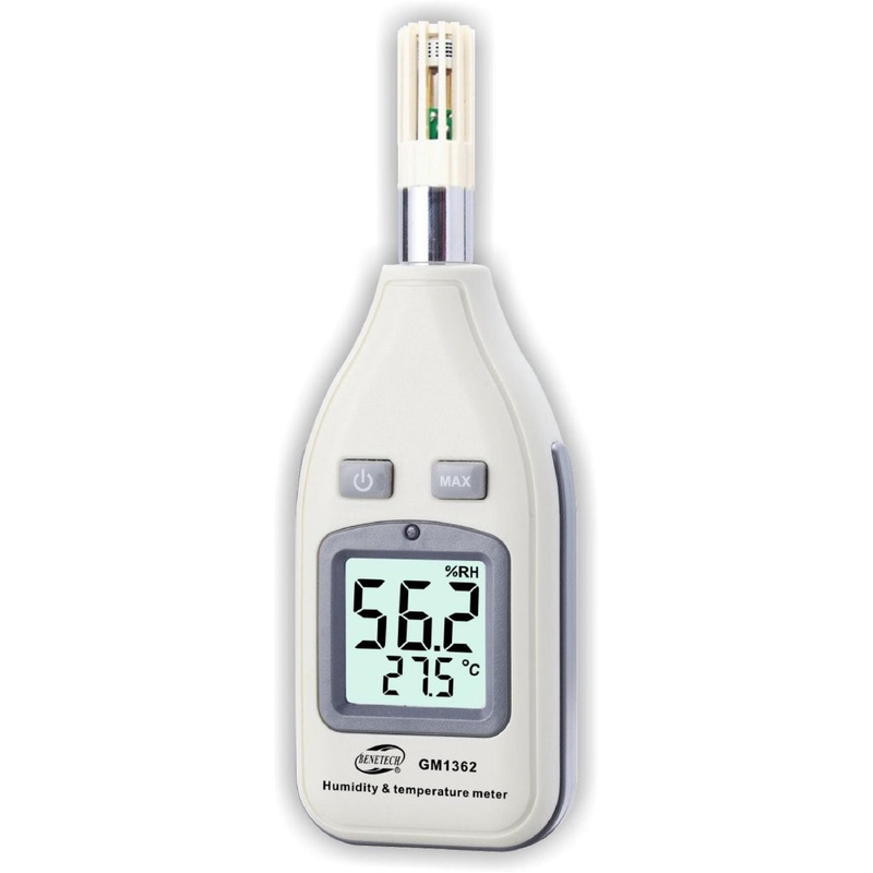 [CLEARANCE] Benetech GM1362 Humidity Temperature Meter Digital LCD display thermo-hygrometer w /LCD Backlilght & Data Hold
