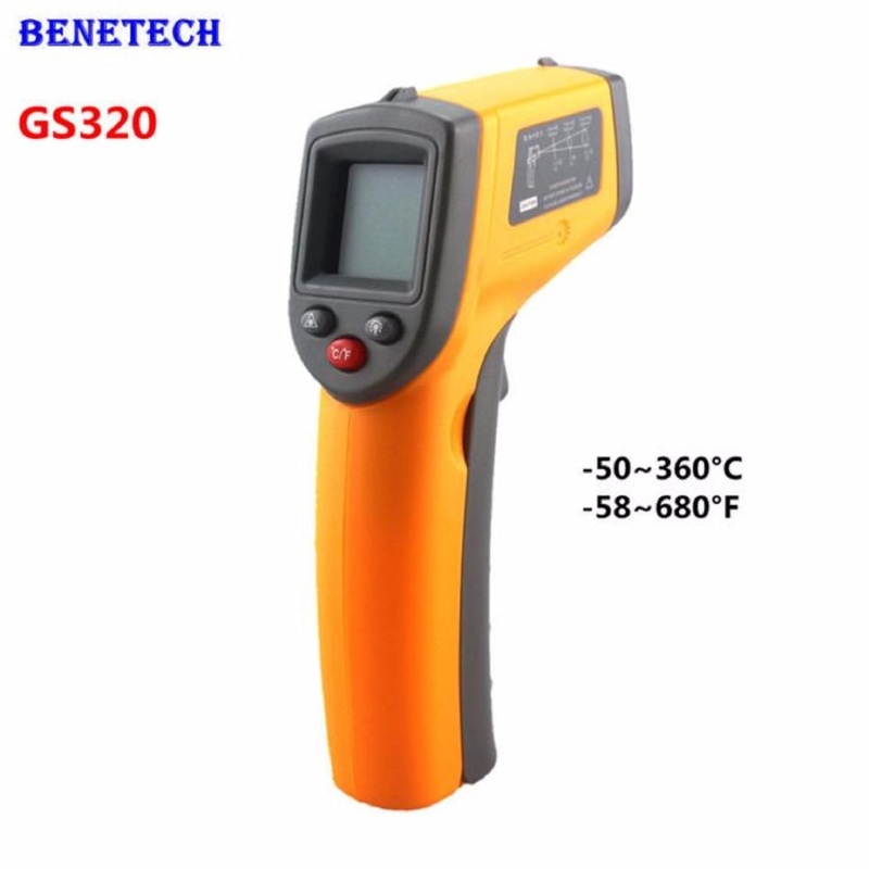 [CLEARANCE] Benetech GS320 Non Contact Thermometer Laser Temperature Gun Infrared Thermometer -50 to 360 Celcius