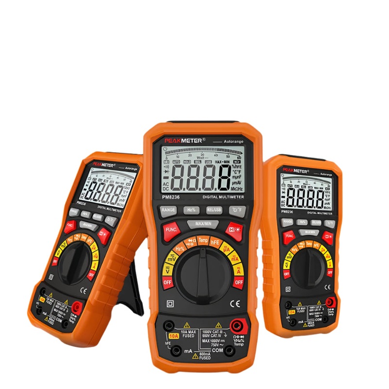 [CLEARANCE] PeakMeter PM8236 Auto manual Range Digital Multimeter with TRMS 1000V Temperature capacitance frequency Test