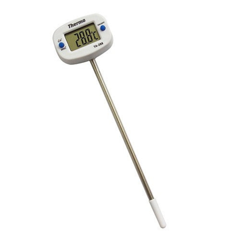 Eagletech TA-288 Digital LCD Thermometer for Meat and Liquid used for Oven cooking (White)