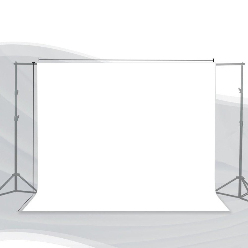 Pxel AA-ML2030W 200cm x 300cm Seamless Muslin Background Cloth Backdrop White