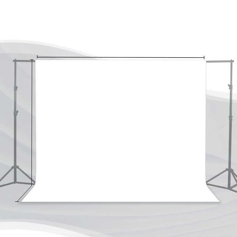 Pxel AA-ML3030W 300cm x 300cm Seamless Muslin Background Cloth Backdrop White