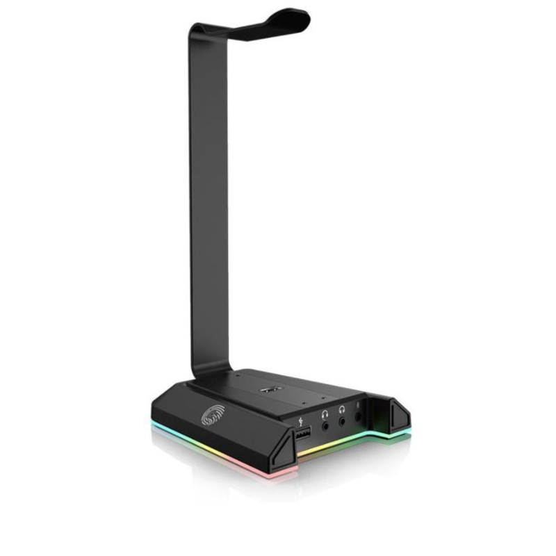 [CLEARANCE] EKSA W1 RGB Headset Stand with 7.1 Surround USB Headphones Holder and 3.5mm Ports Gaming Headset Hanger