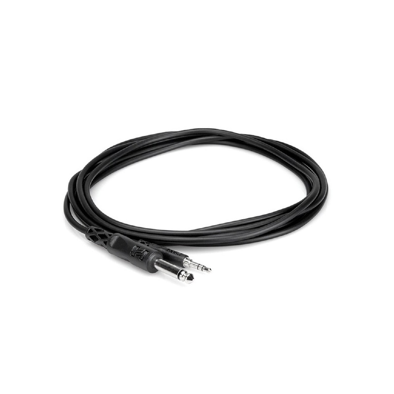 [CLEARANCE] Hosa Technology CMP-110 Stereo Mini Male to 1/4 Mono Male Cable – 10′