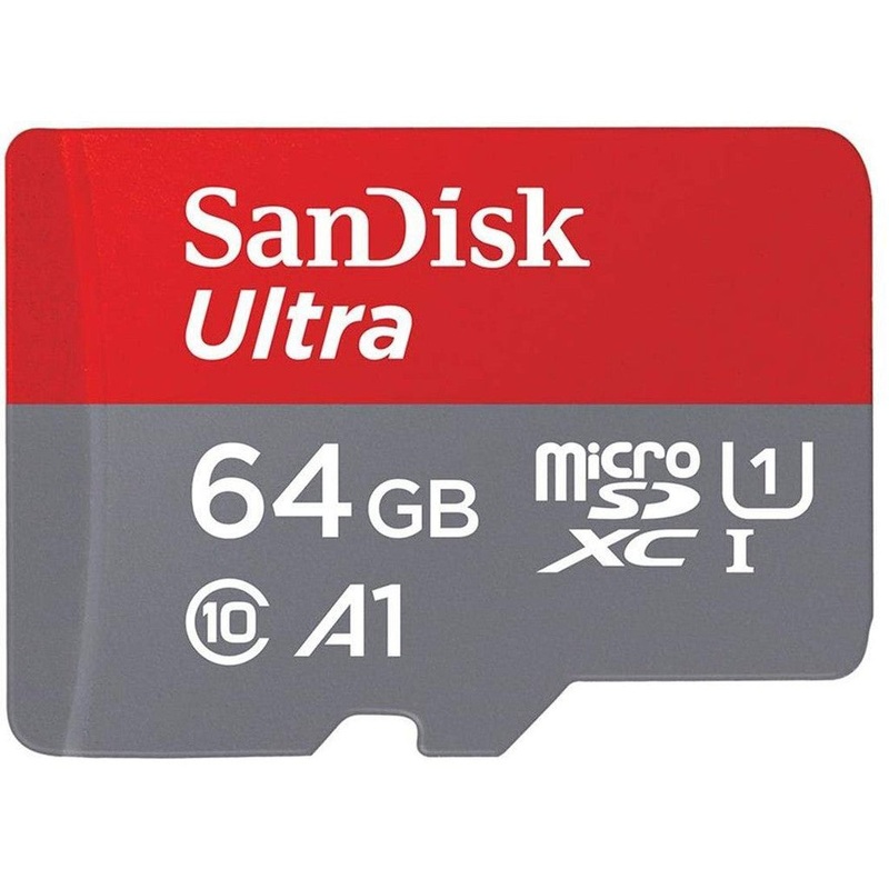 SanDisk Ultra 64GB SDXC UHS-I Micro SD Card with 120mb/s Read Speed A1 | Model – SDSQUA4-064G-GN6MN