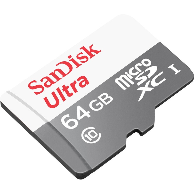 SanDisk Ultra Micro SD Card 64GB UHS-I SDXC Class 10 with 100MB/s Read Speed | Model – SDSQUNR-064G-GN3MN