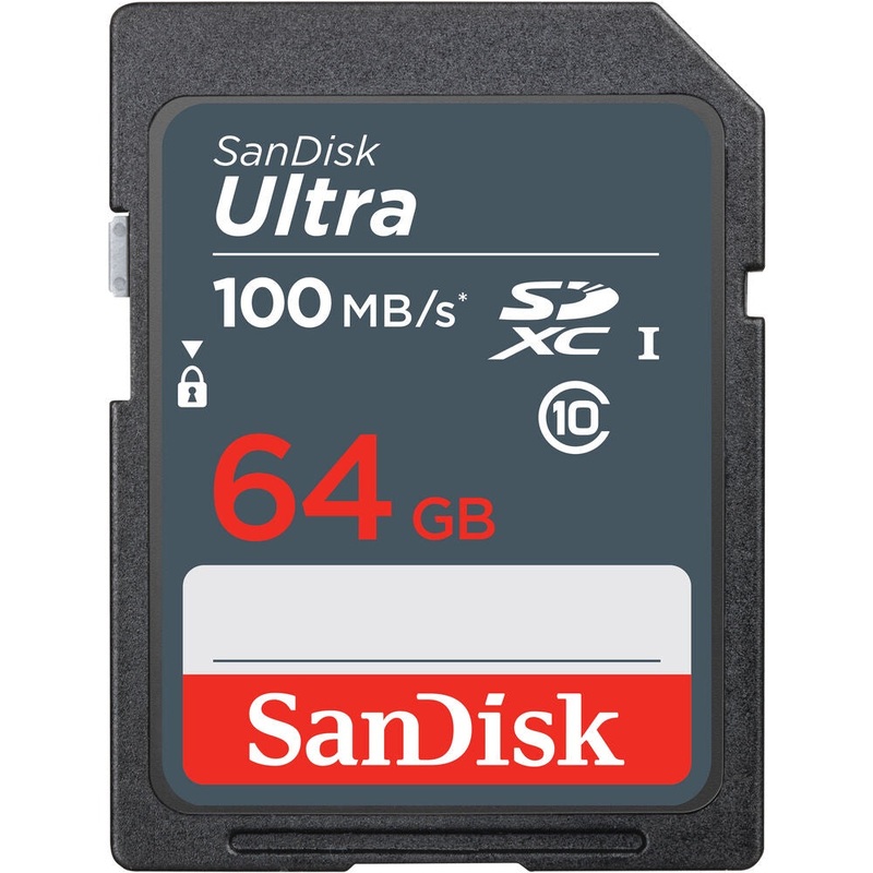 Sandisk Ultra SD Card 64GB UHS-I SDHC Class 10 with 100mb/s Read Speed | Model – SDSDUNR-064G-GN3IN