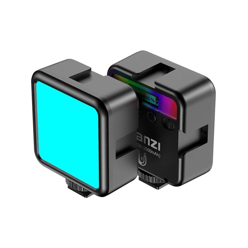 Ulanzi VL49 RGB Pocket LED Video Light 2700K-9000K On Camera Light Mini Pocket Fill Light Photography Lighting Vlog Light