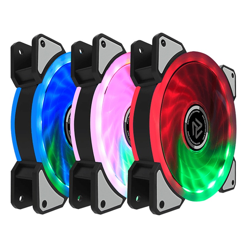 [CLEARANCE] Alseye CRLS 300DS 120mm LED Case RGB D Ringer Cooling Fans with 2pcs Multicolored LED Strips with Wireless Remote Control for PC Cabinets and Radiators