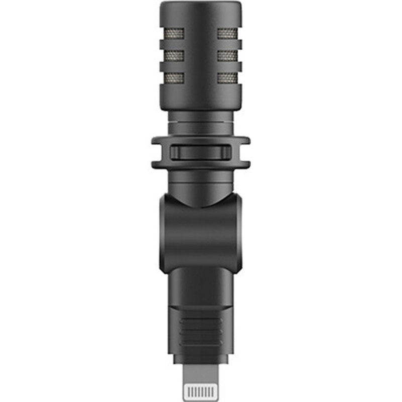 [CLEARANCE] Boya BY-M100D Ultracompact Condenser Microphone with Lightning Connector for Vlogger, Run & Gun, Mobile Journalist