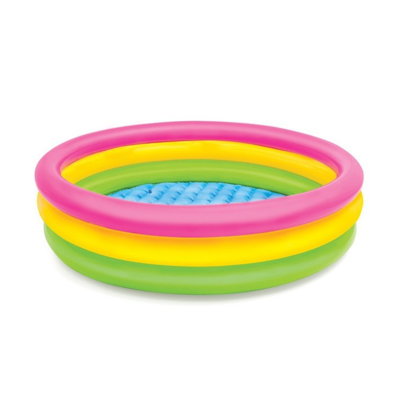 [CLEARANCE] Intex 57422 Colorful Glow Design 1.47m x 33cm Inflatable baby pool for ages 1-3 years