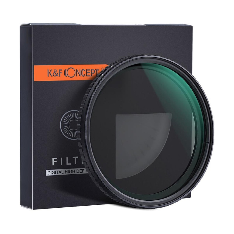 [CLEARANCE] K&F Concept Variable ND Filter ND2-ND32 (1-5 Stops) Neutral Density Nano-X Optical Glass Lens Filters with Waterproof & Scratchproof Multi-Layer Protective Coating and Ultra-thin Frame for DSLRs and Mirrorless Cameras