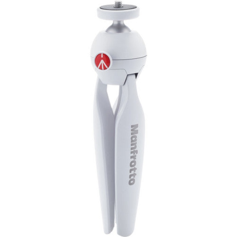 [CLEARANCE] Manfrotto MTPIXI-WH PIXI Mini Table Top Tripod for DSLR Cameras, Smartphones, Apple Phones (WHITE)