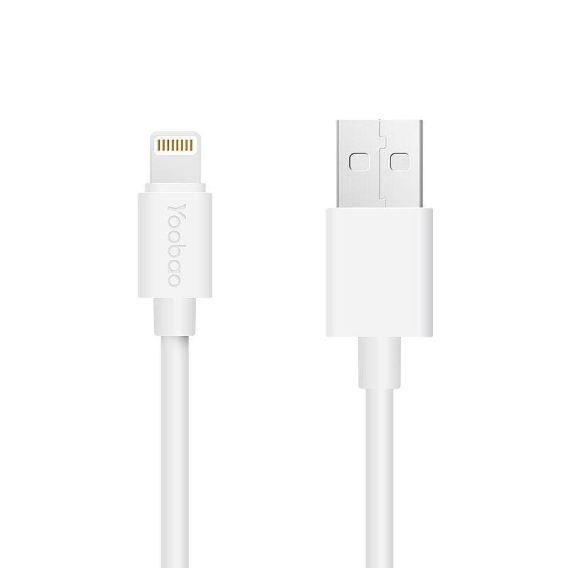 [CLEARANCE] Yoobao 2 meter High Speed USB Data Sync Charger Cable for iPhone (White) | YB-403