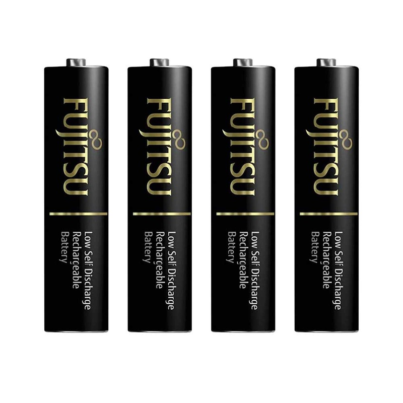 Fujitsu HR-4UTHC 4B 1.2V 900mAh Ready-to-use NiMH Low Self-Discharge Rechargeable HR4UTHC AAA Battery Pack of 4